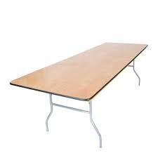 Table, 8' Wooden Folding